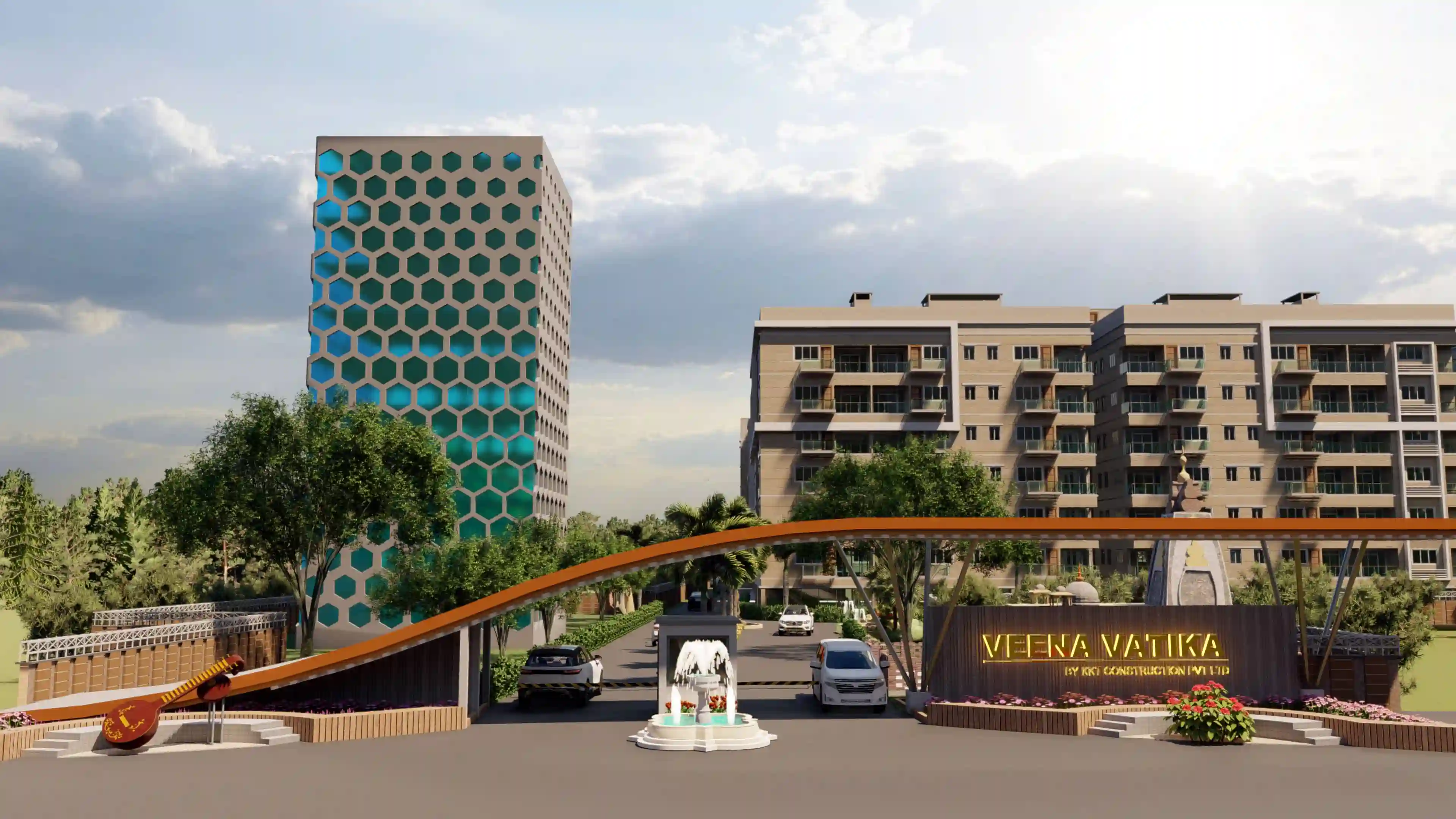 Veena Vatika exterior, image from the official project website